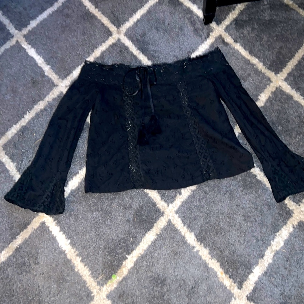 Black blouse casual